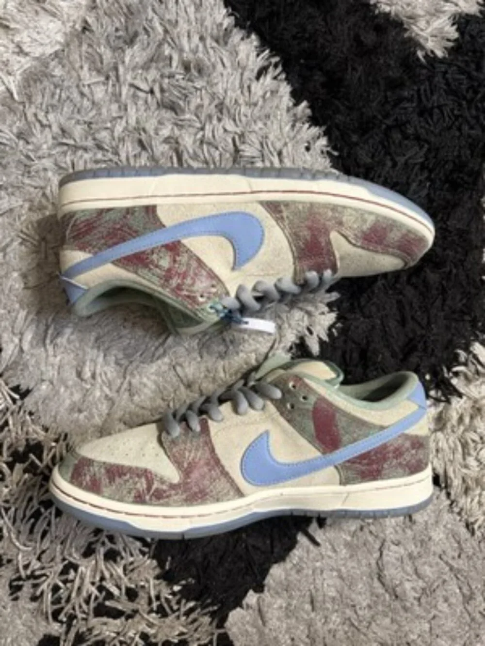 Nike Crenshaw Skate Club x Dunk SB Low Ivory Suede FN4193-100 Size 8.5